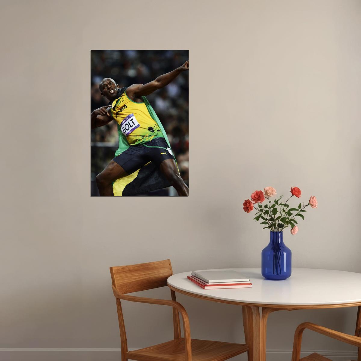 Usain Bolt Track And Field Idol Poster Wall Art Print Home Wall Decor