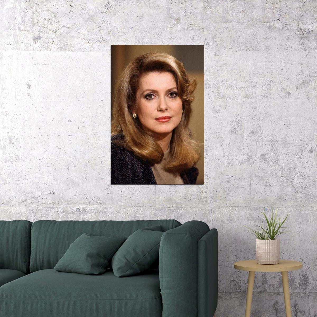 Catherine Deneuve Celebrity Cinema Actress Star Poster Wall Art Print Home Wall Decor