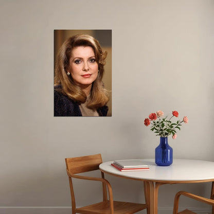 Catherine Deneuve Celebrity Cinema Actress Star Poster Wall Art Print Home Wall Decor