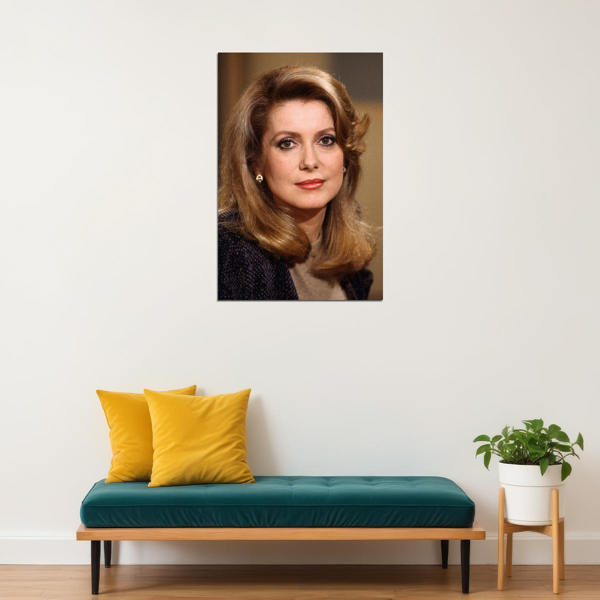 Catherine Deneuve Celebrity Cinema Actress Star Poster Wall Art Print Home Wall Decor