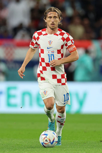 Luka Modric Croatia National Team World Cup Poster Wall Art Print Home Wall Decor