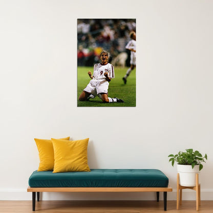 Mia Hamm World Cup Soccer Player Sports Star Poster Wall Art Print Home Wall Decor