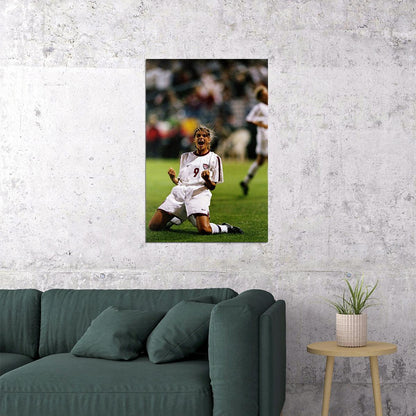 Mia Hamm World Cup Soccer Player Sports Star Poster Wall Art Print Home Wall Decor