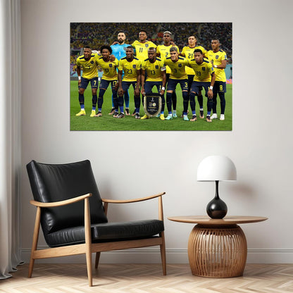 Ecuador National Football Team World Cup Poster Wall Art Print Home Wall Decor