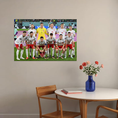 Poland National Football Team World Soccer Fans Poster Wall Art Print Home Wall Decor