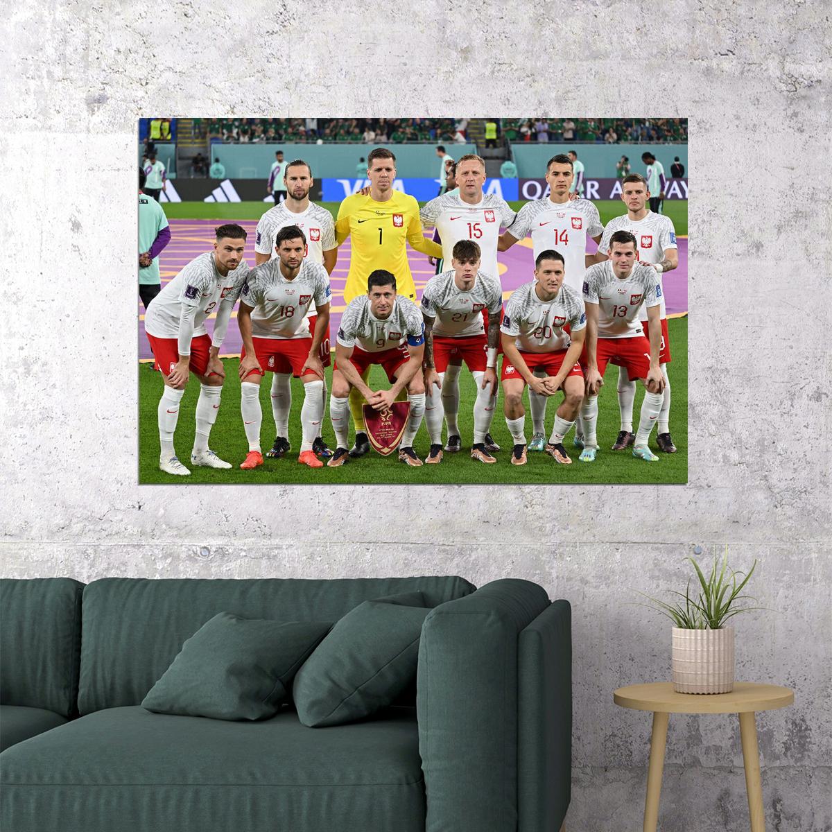 Poland National Football Team World Soccer Fans Poster Wall Art Print Home Wall Decor