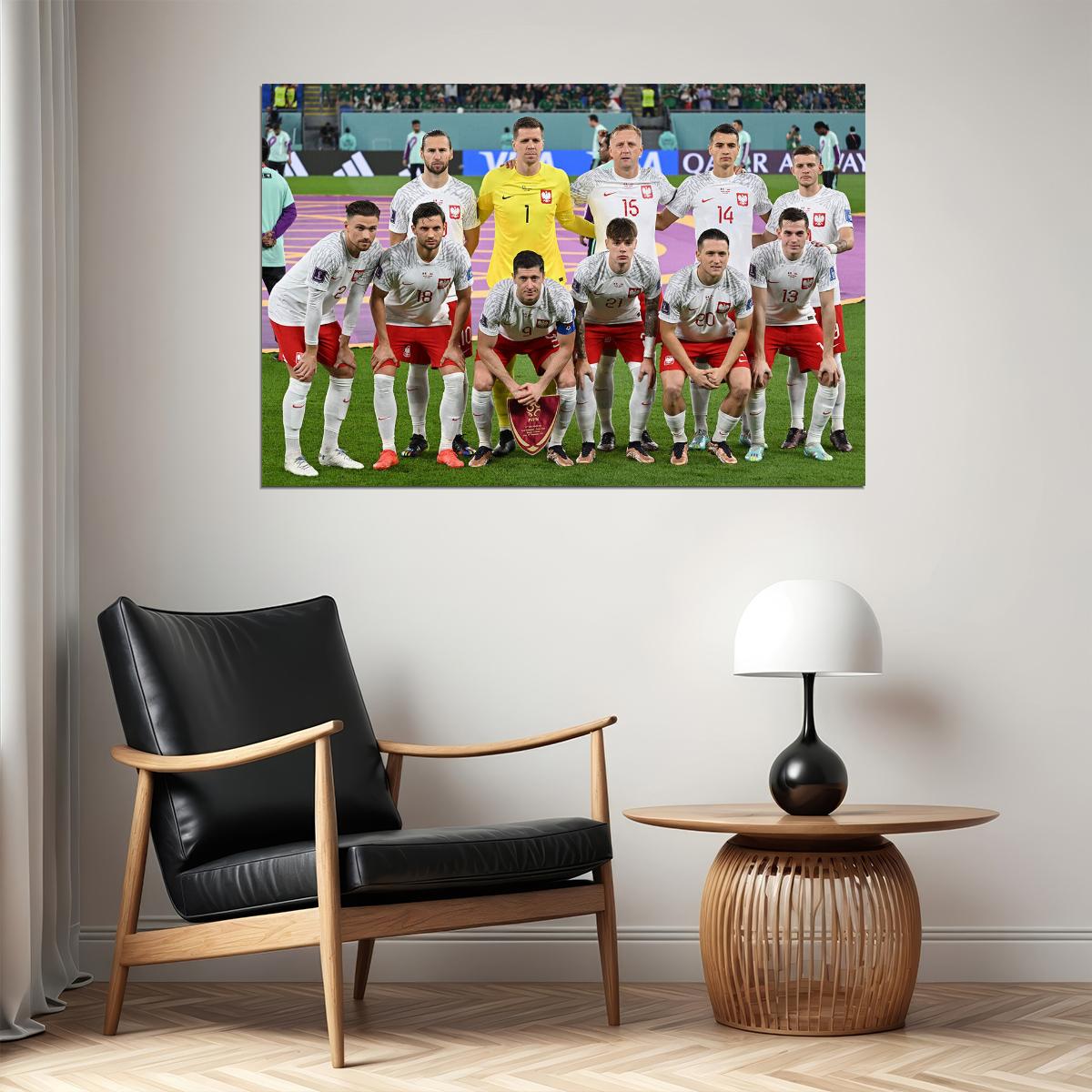 Poland National Football Team World Soccer Fans Poster Wall Art Print Home Wall Decor