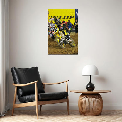 Ryan Villopoto Dirt Motorcycles Driver Artist Idol Poster Wall Art Print Home Wall Decor