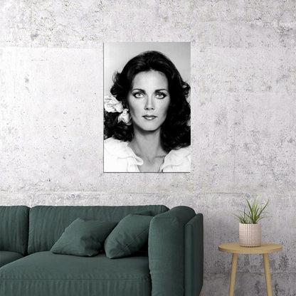 Lynda Carter Celebrity Actress Singer Star Poster Wall Art Print Home Wall Decor