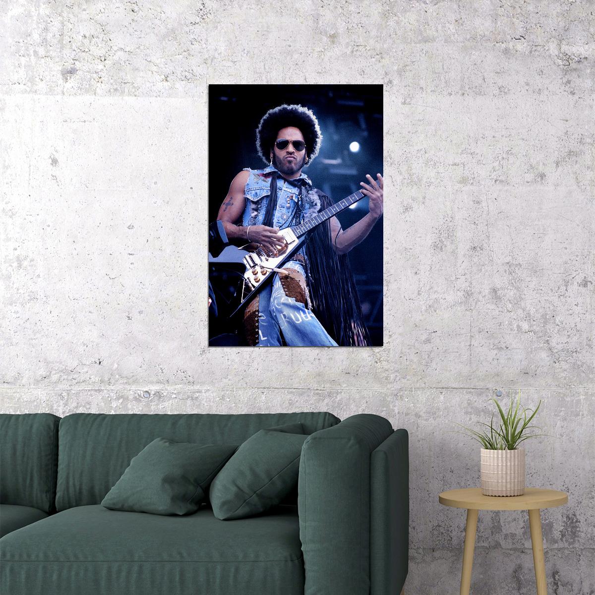 Lenny Kravitz Celebrity Singer Cinema Idol Poster Wall Art Print Home Wall Decor