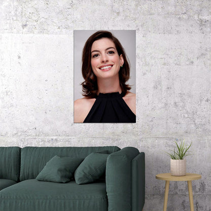 Anne Hathaway Celebrity Cinema Actress Star Poster Wall Art Print Home Wall Decor