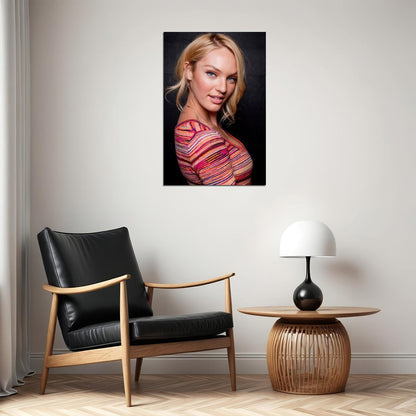 Candice Swanepoel Celebrity Beauty Model Poster Wall Art Print Home Wall Decor