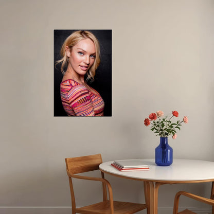 Candice Swanepoel Celebrity Beauty Model Poster Wall Art Print Home Wall Decor