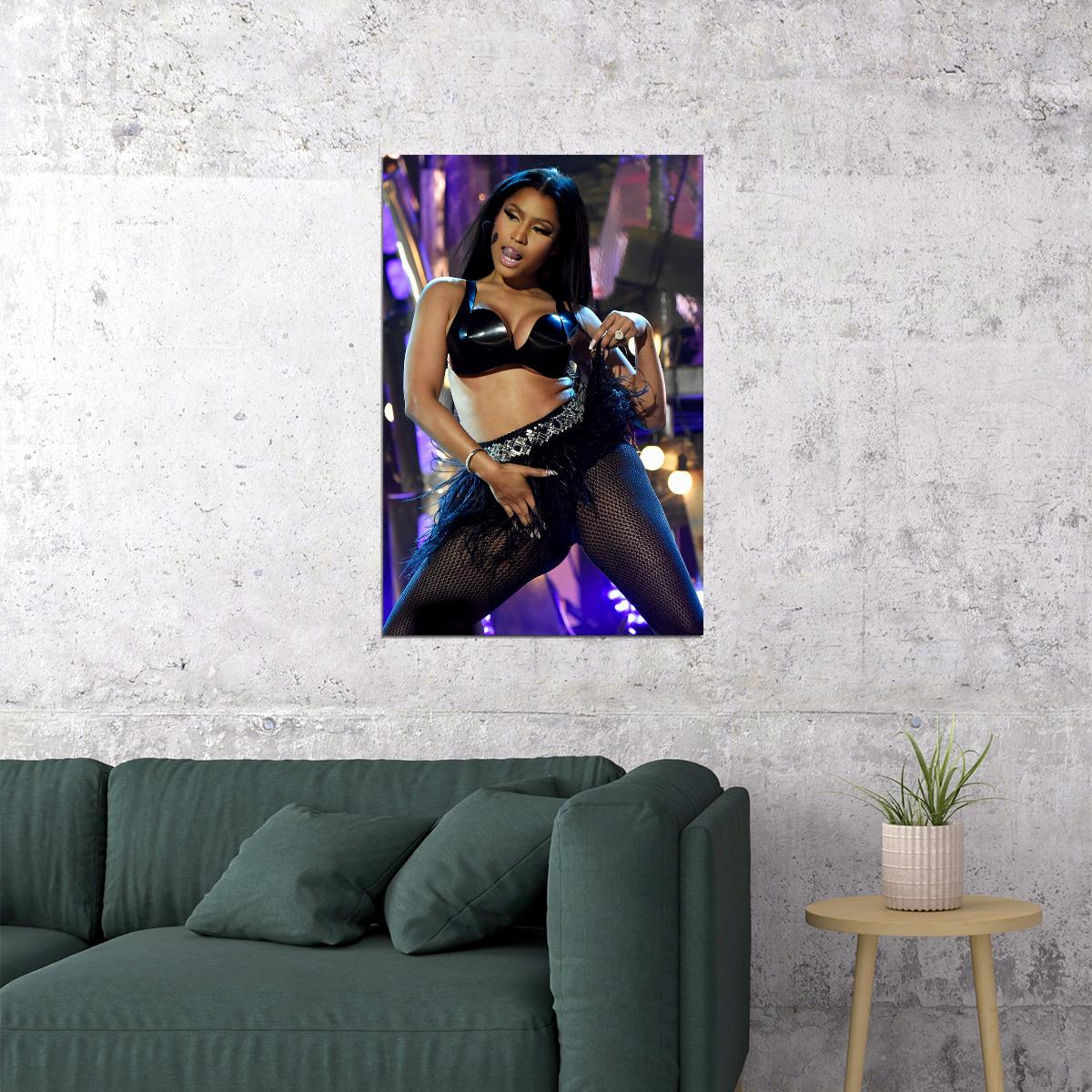 Nicki Minaj Celebrity Singer Rapper Star Poster Wall Art Print Home Wall Decor