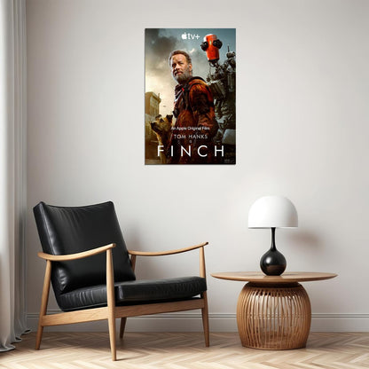 Finch Movie 2021 Action Drama Science Fiction Poster Wall Art Print Home Wall Decor