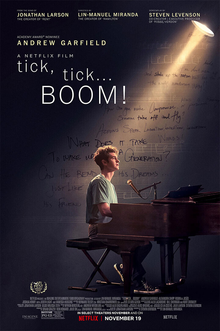 Tick Tick... Boom Movie Drama Musical Biography Poster Wall Art Print Home Wall Decor