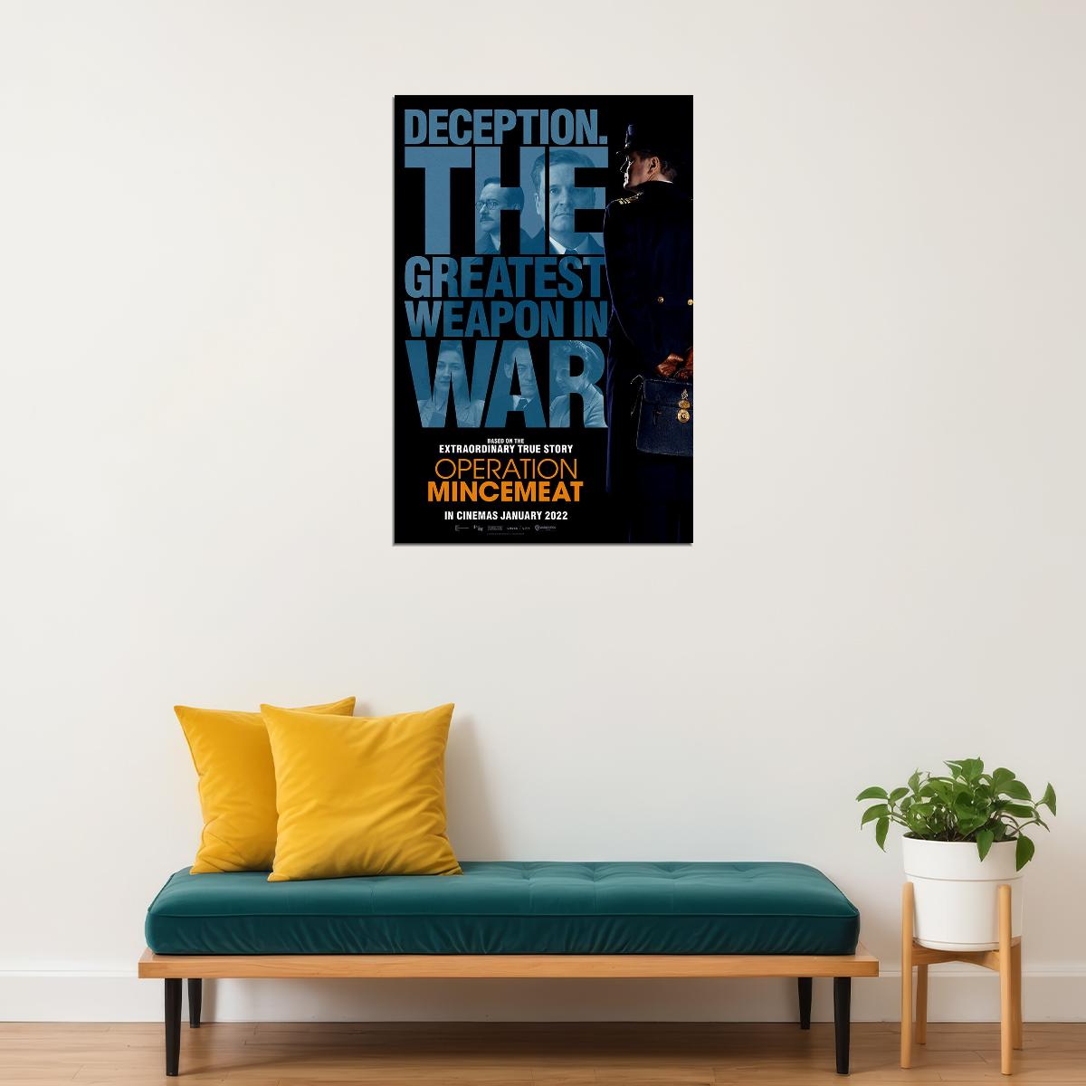 Operation Mincemeat Movie Drama War Poster Wall Art Print Home Wall Decor