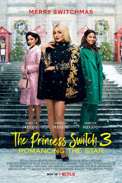 The Princess Switch 3 Romancing The Star Movie Poster Wall Art Print Home Wall Decor - xonomax