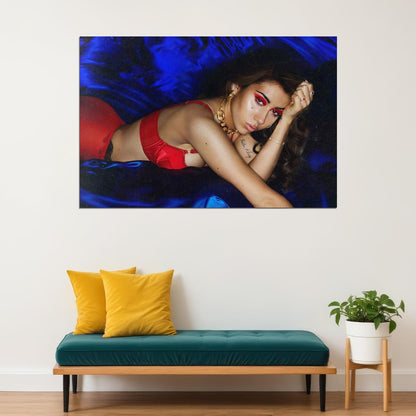 Kali Uchis American Singer And Songwriter Poster Wall Art Print Home Wall Decor