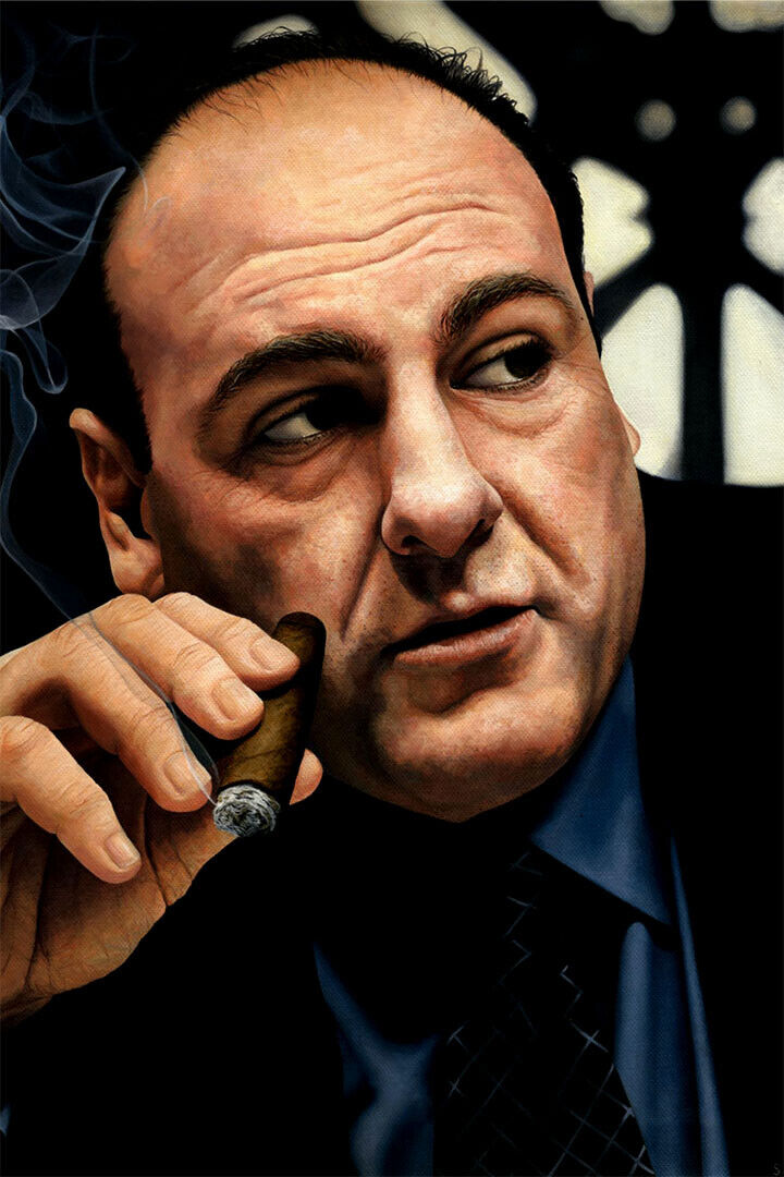 Tony Soprano Portrait The Sopranos Movie Inspired Picture Poster Wall Art Print Home Wall Decor