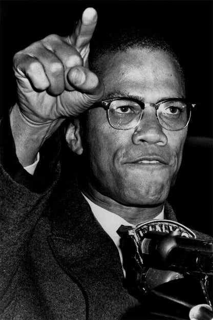 Malcolm X Political Representative Activist Poster Wall Art Print Home Wall Decor