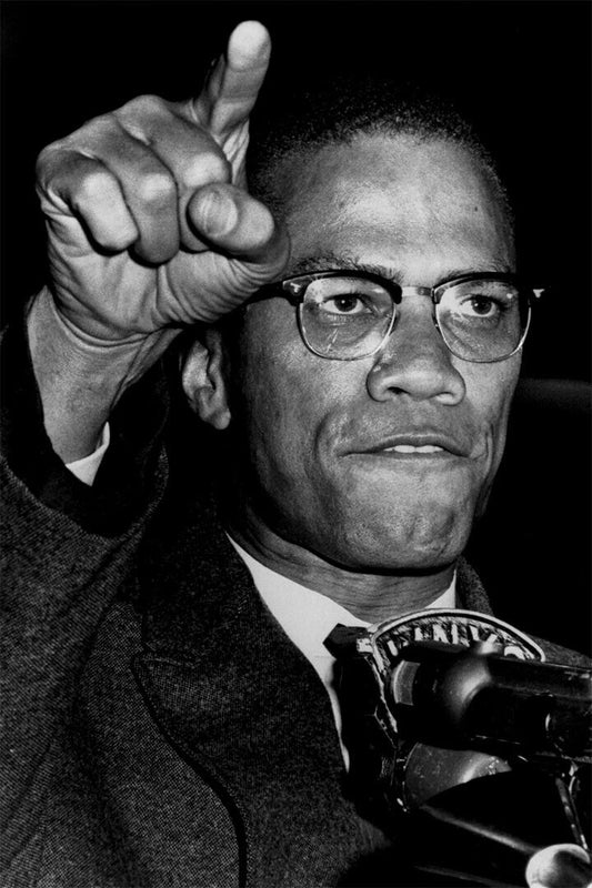 Malcolm X Political Representative Activist Poster Wall Art Print Home Wall Decor