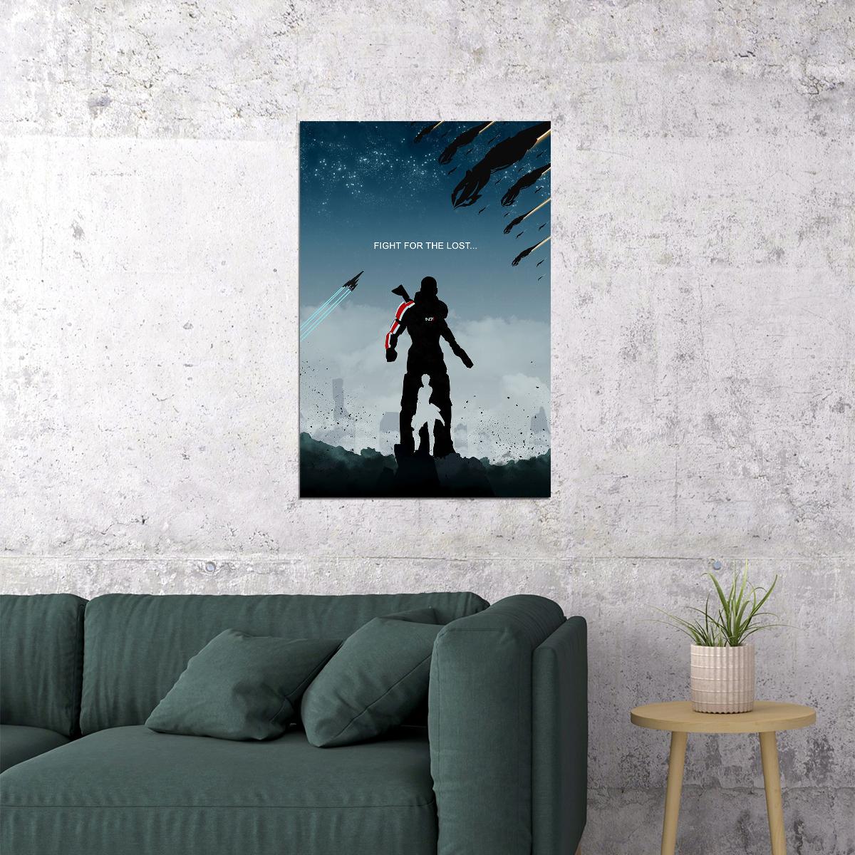 Mass Effect Video Game Science Fiction Role Play Poster Wall Art Print Home Wall Decor - xonomax