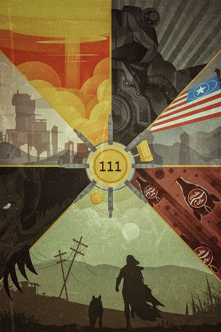 Fallout 4 Video Game Open Worl Games Adventure Poster Wall Art Print Home Wall Decor - xonomax