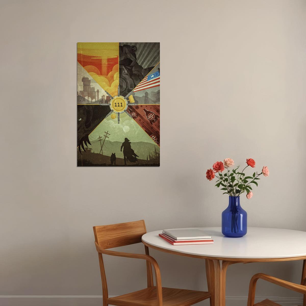 Fallout 4 Video Game Open Worl Games Adventure Poster Wall Art Print Home Wall Decor - xonomax