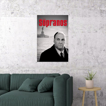 The Sopranos Tv Series Crime Drama Poster Wall Art Print Home Wall Decor