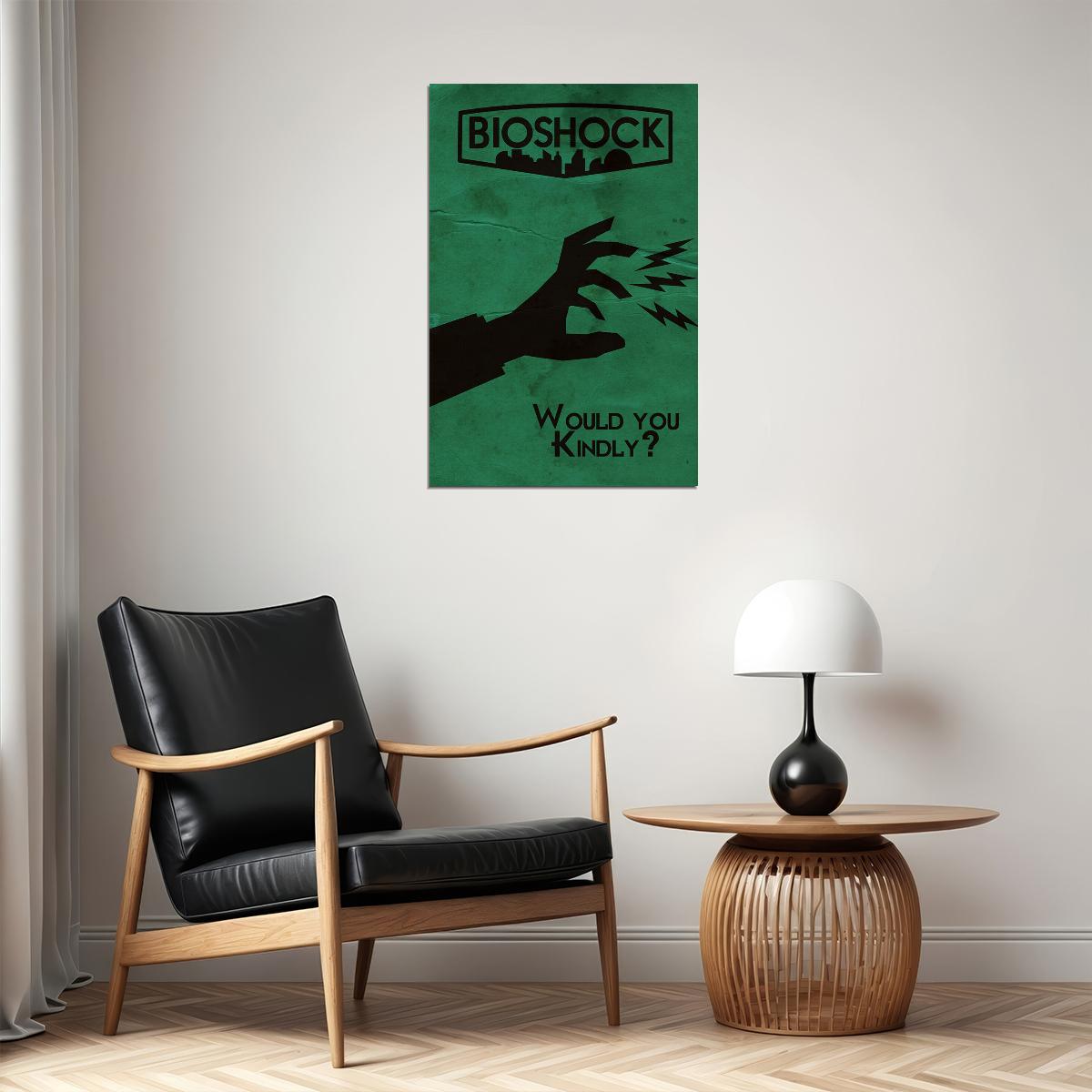 Bioshock Rpg Video Game Marksmanship Poster Wall Art Print Home Wall Decor - xonomax