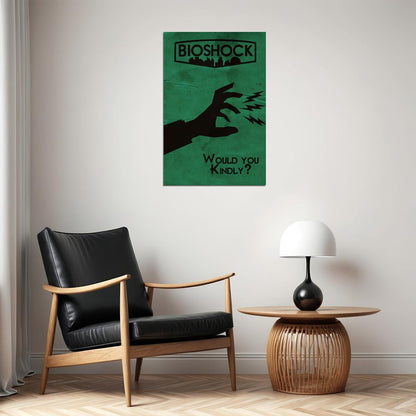 Bioshock Rpg Video Game Marksmanship Poster Wall Art Print Home Wall Decor - xonomax