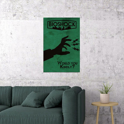 Bioshock Rpg Video Game Marksmanship Poster Wall Art Print Home Wall Decor - xonomax