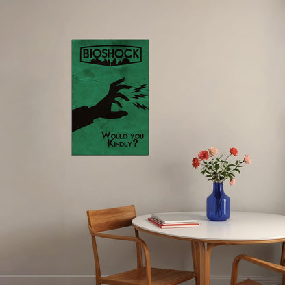 Bioshock Rpg Video Game Marksmanship Poster Wall Art Print Home Wall Decor - xonomax