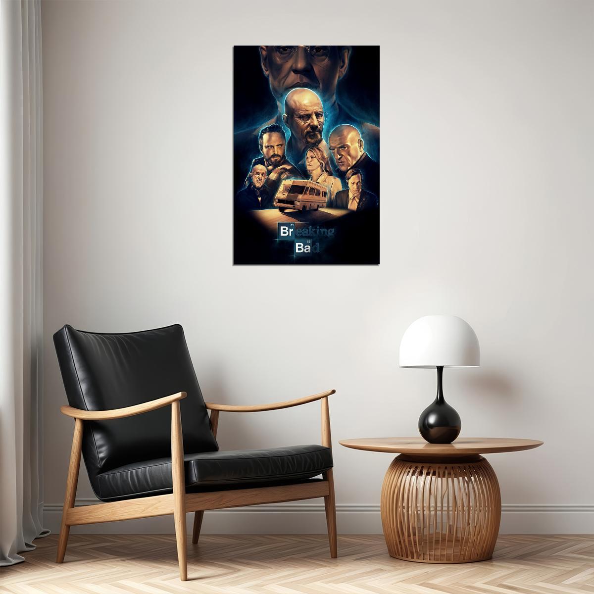 Breaking Bad Tv Series Drama Crime Action Poster Wall Art Print Home Wall Decor