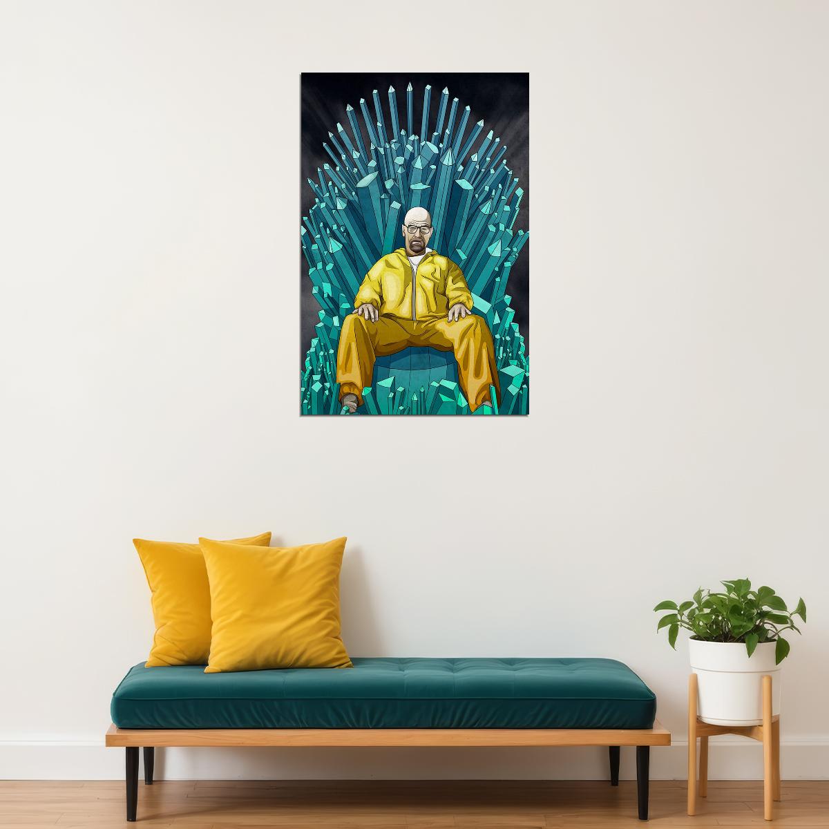 Breaking Bad Blue Tv Series Crime Action Drama Poster Wall Art Print Home Wall Decor