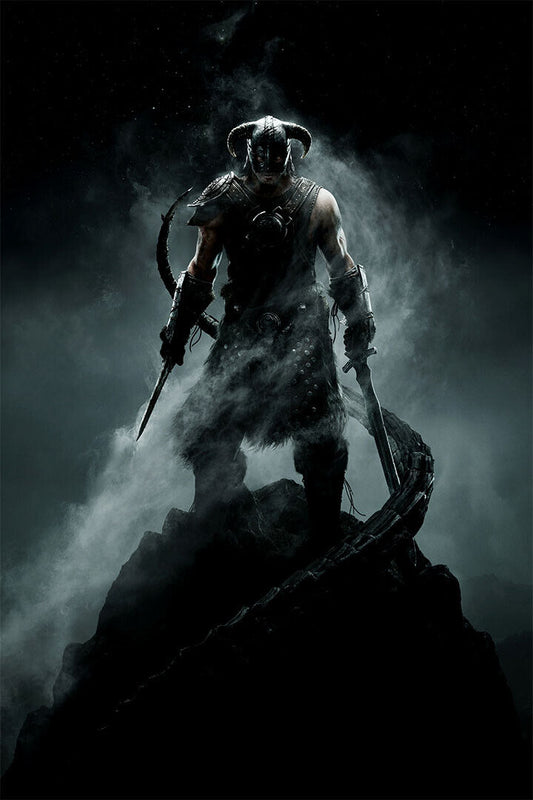 The Elder Scrolls 5 Skyrim Video Game Poster Wall Art Print Home Wall Decor