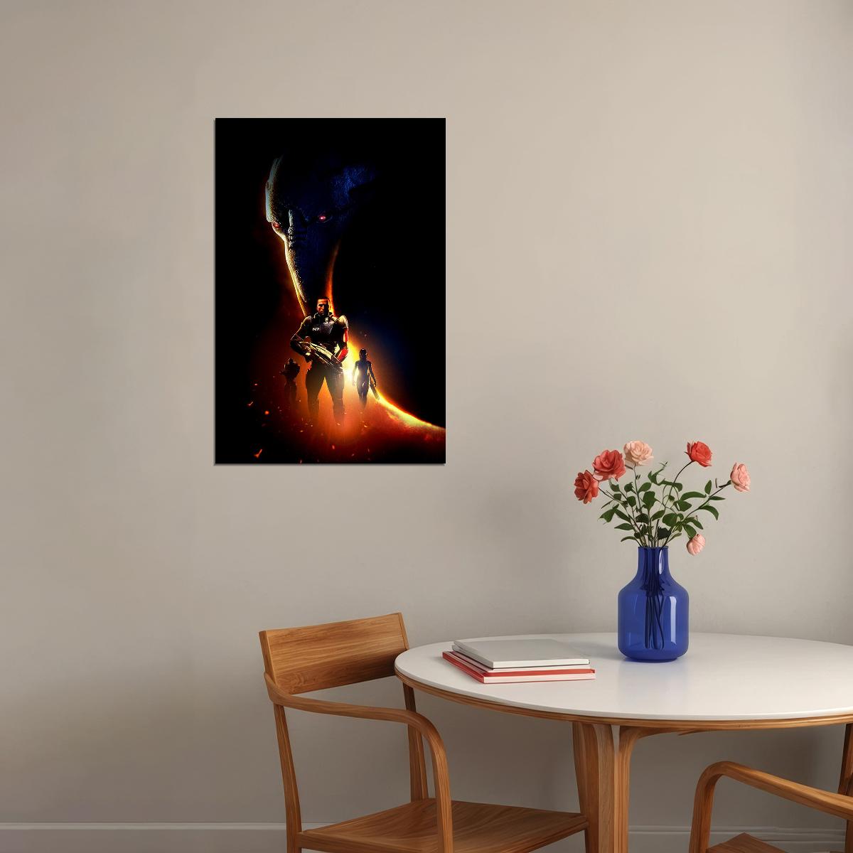 Mass Effect Video Game Science Fiction Role Play Poster Wall Art Print Home Wall Decor - xonomax