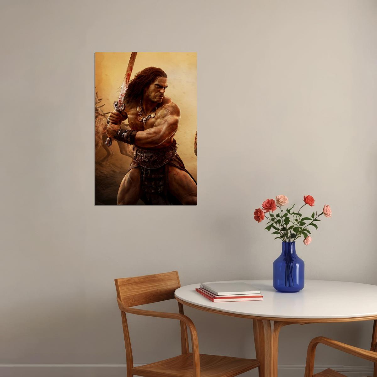 Conan Exiles Video Game Action Adventure Poster Wall Art Print Home Wall Decor