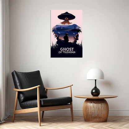 The Game Of Ghost Of Tsushima Video Game Series Poster Wall Art Print Home Wall Decor - xonomax