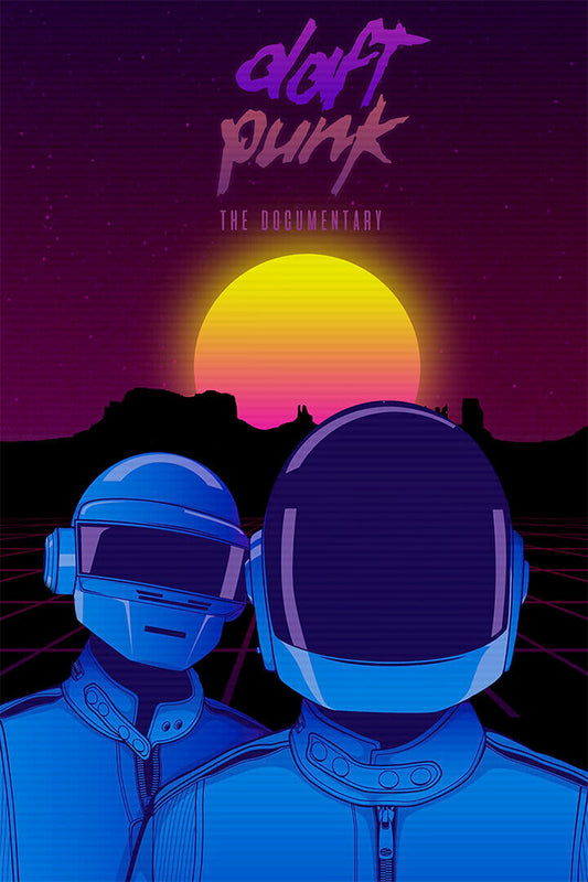 Daft Punk Music Star Electronic Music Duo Poster Wall Art Print Home Wall Decor