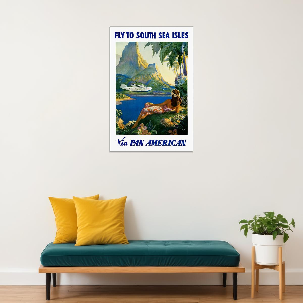 Tahiti Travel Cities Landscape Poster Wall Art Print Home Wall Decor