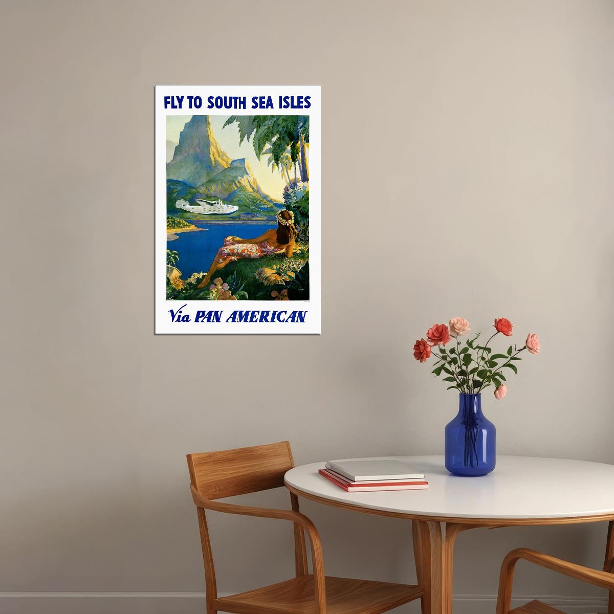 Tahiti Travel Cities Landscape Poster Wall Art Print Home Wall Decor