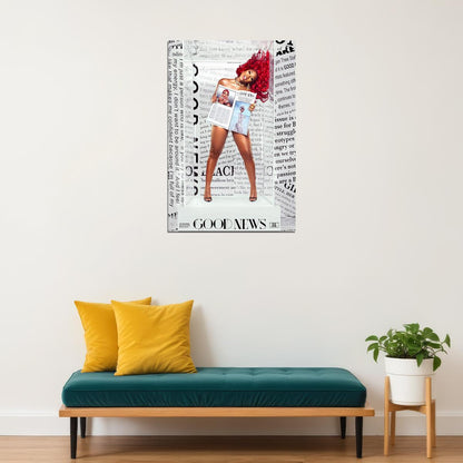 Megan Thee Stallion Cover Good News Music Poster Wall Art Print Home Wall Decor