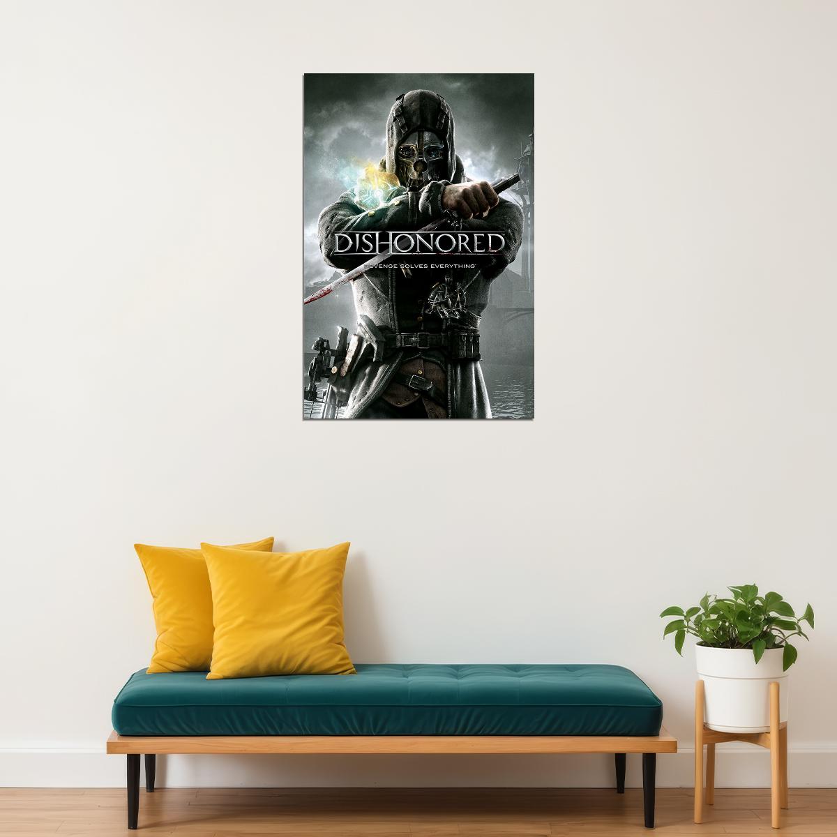 Dishonored Video Game Action Adventure Poster Wall Art Print Home Wall Decor