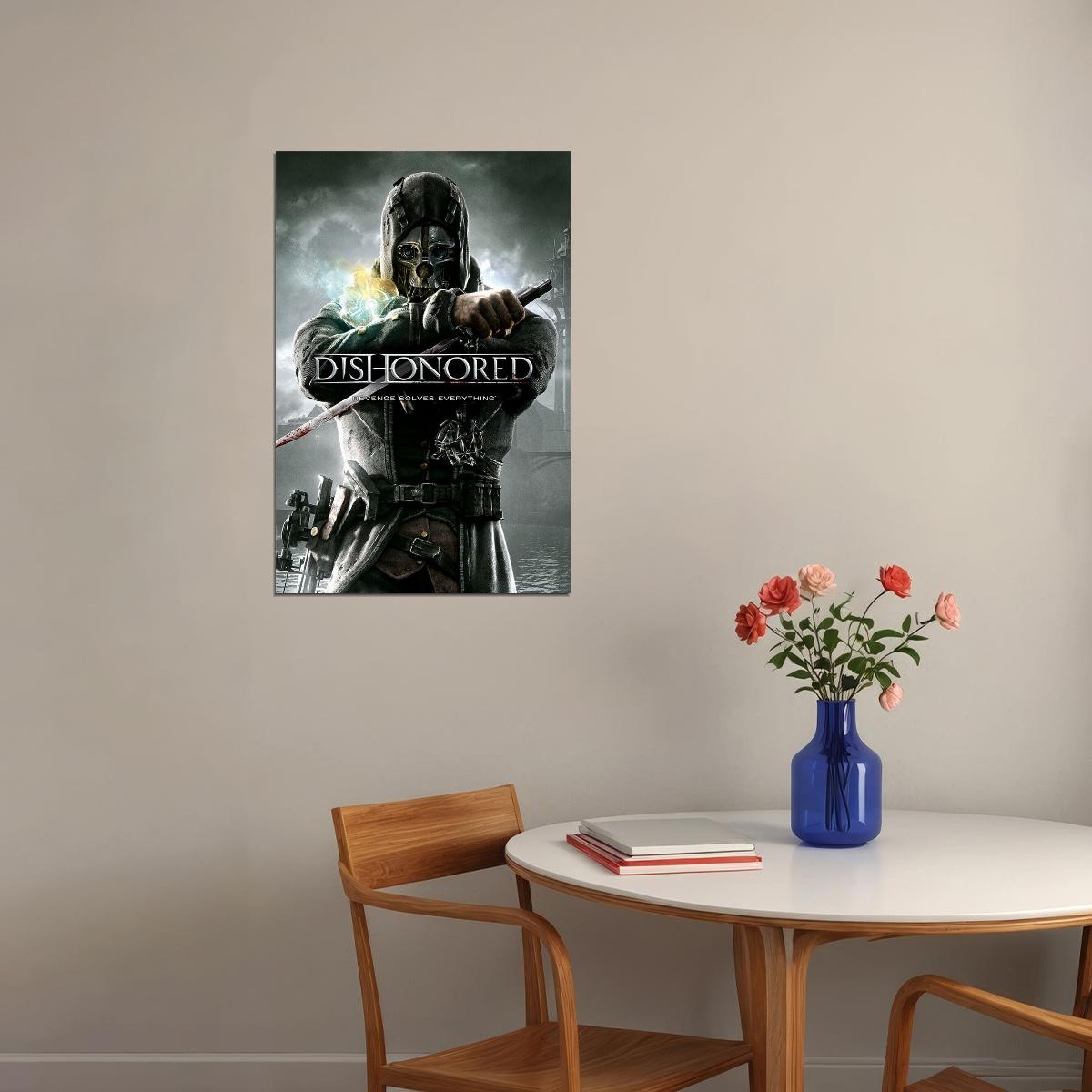 Dishonored Video Game Action Adventure Poster Wall Art Print Home Wall Decor