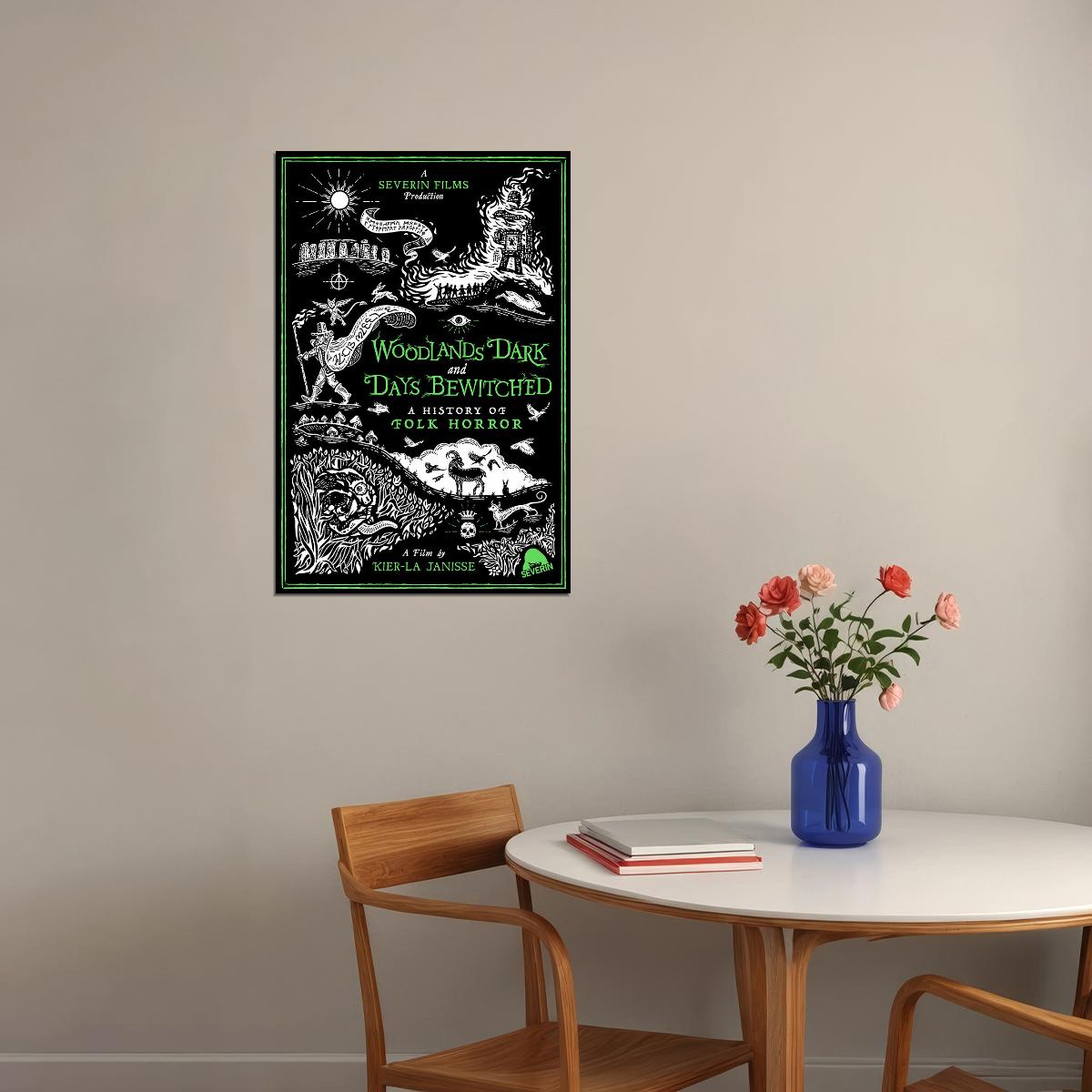 Woodlands Dark And Days Bewitched: History Of Folk Horror Poster Wall Art Print Home Wall Decor