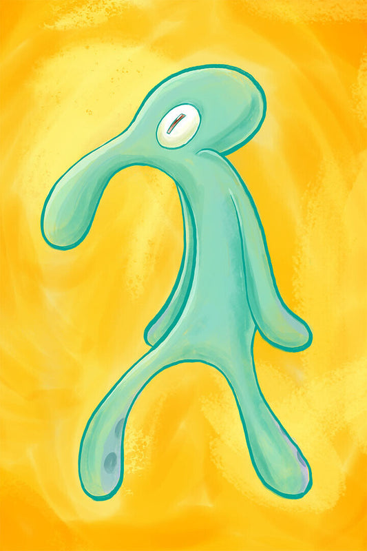 Bold And Brash Spongebob Comic Hero Poster Wall Art Print Home Wall Decor