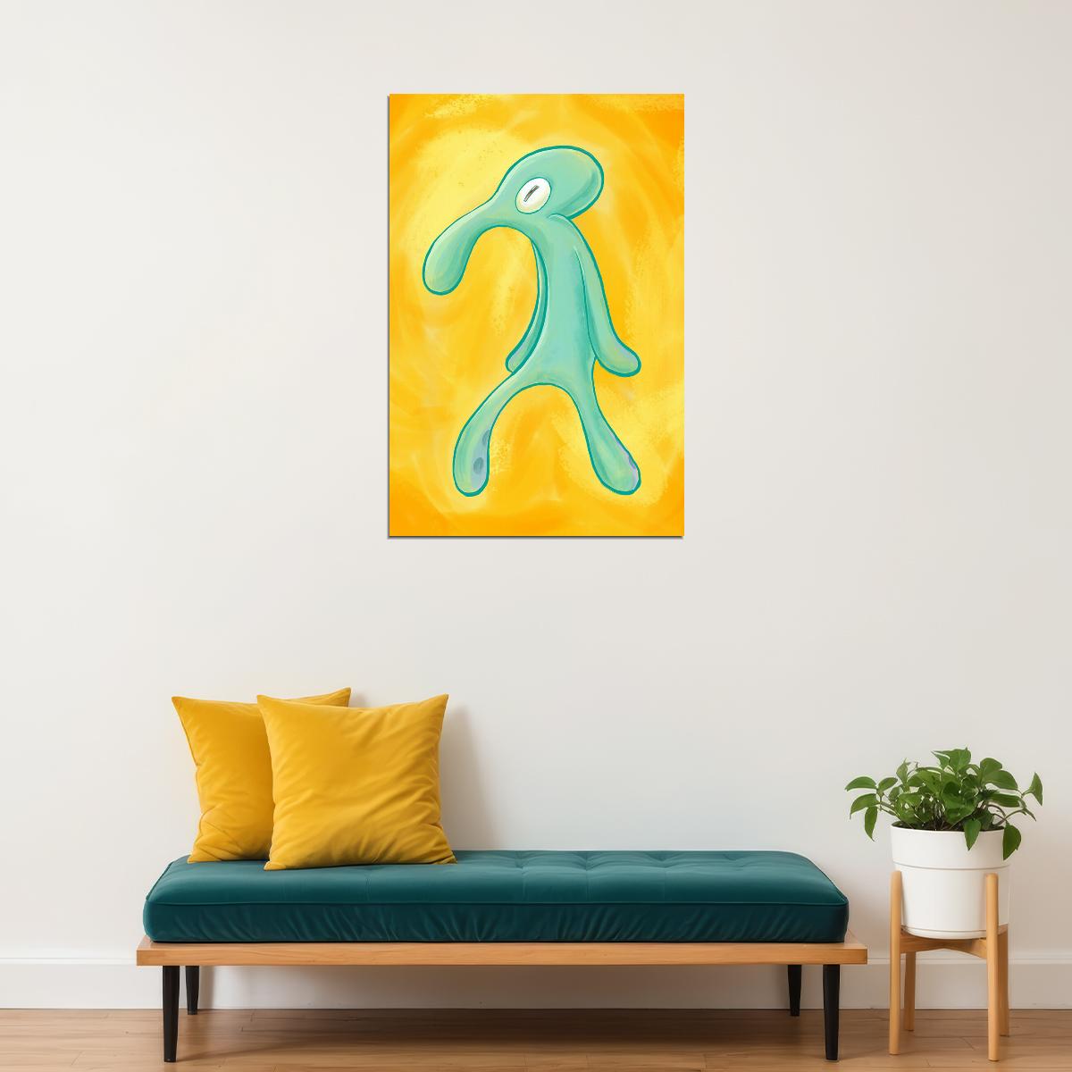 Bold And Brash Spongebob Comic Hero Poster Wall Art Print Home Wall Decor