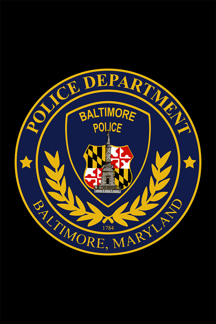 Baltimore Police Department Watercourse Control Poster Wall Art Print Home Wall Decor